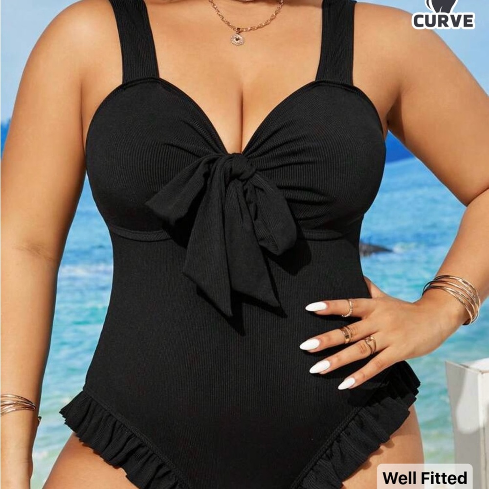 Black One Piece Swimsuit